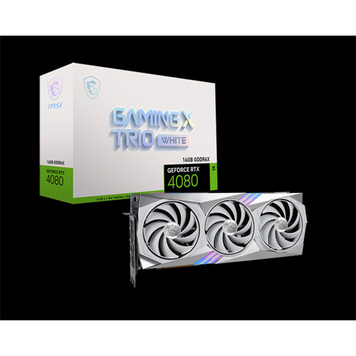 MSILPGeForce RTX 4080 16GB GAMING X TRIO WHITE 